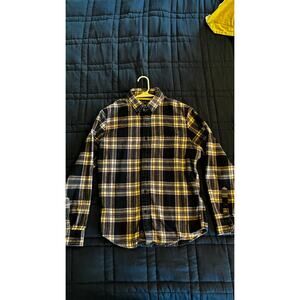 Abercrombie & Fitch men’s flannel plaid shirt size large